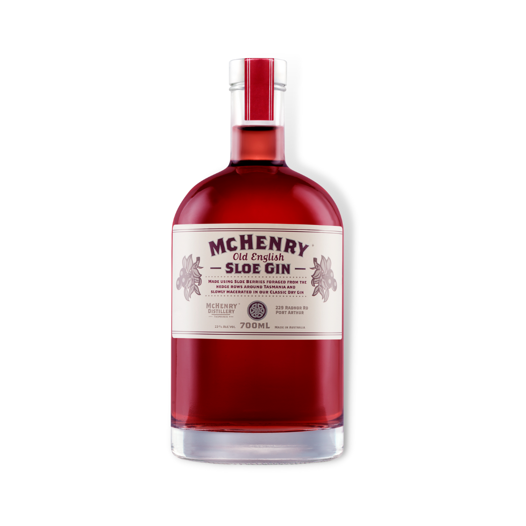 Australian Gin - McHenry Old English Sloe Gin 700ml (ABV 23%)