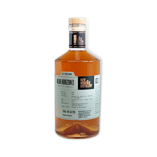Spiced Rum - New Norfolk Near Horizon Spiced Rum 700ml (ABV 40%)