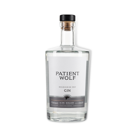 Australian Gin - Patient Wolf Melbourne Dry Gin 700ml (ABV 41.5%)