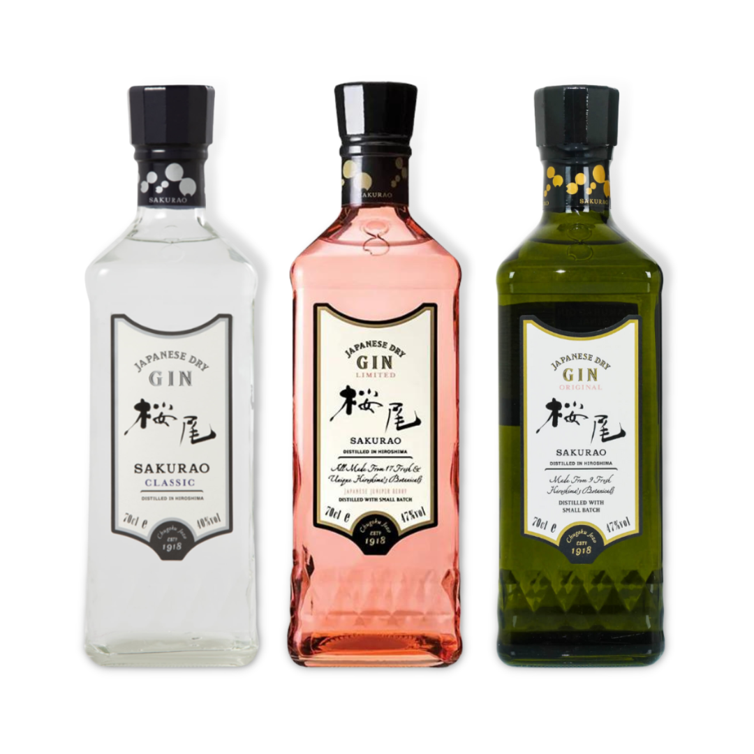 Japanese Gin - Sakurao Japanese Juniper Berry Limited Gin 700ml (ABV 47%)