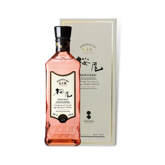 Japanese Gin - Sakurao Japanese Juniper Berry Limited Gin 700ml (ABV 47%)