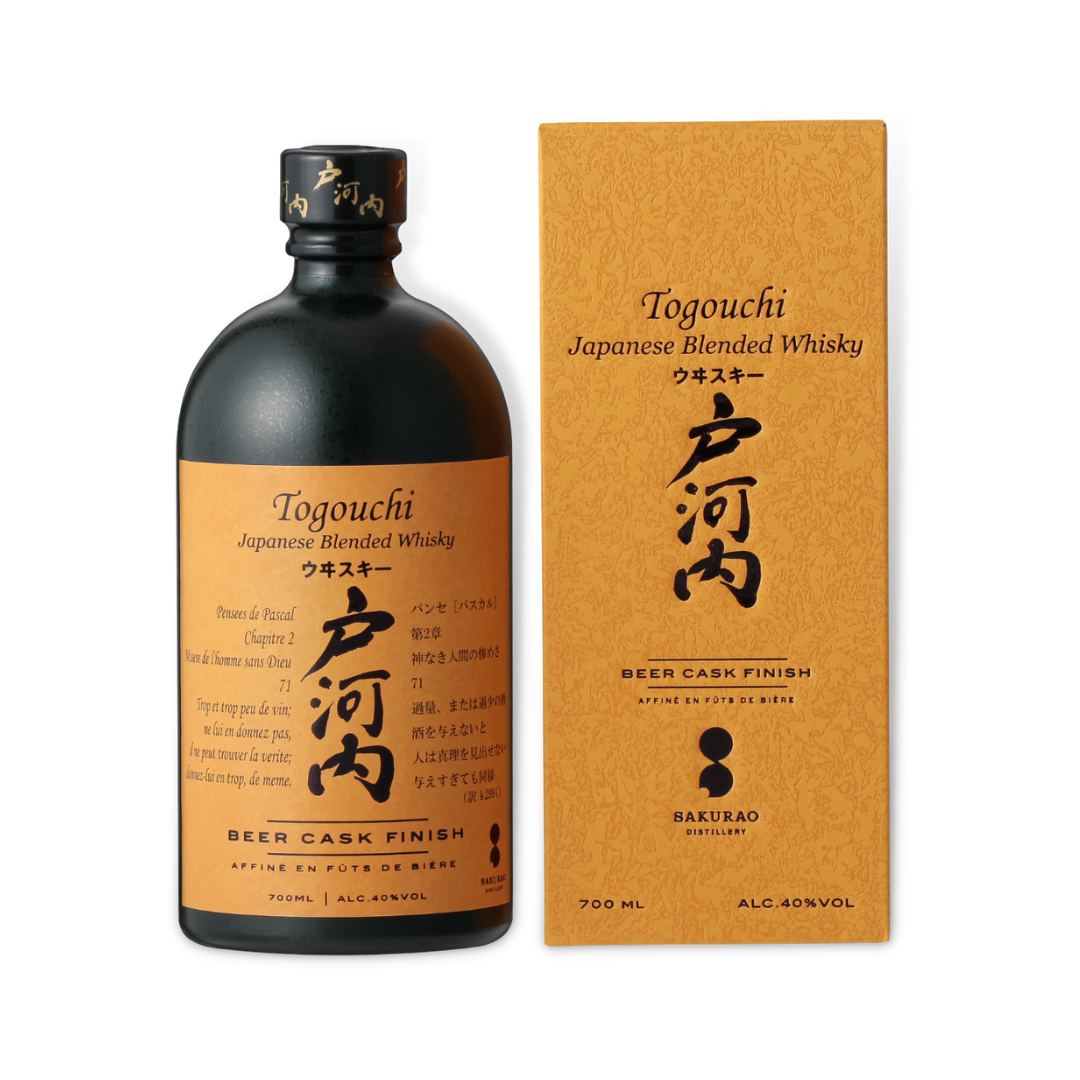 Japanese Whisky - Sakurao Togouchi Beer Cask Finish Japanese Blended Whisky 700ml (ABV 40%)