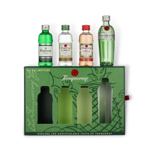 United Kingdom Gin - Tanqueray Mini Gin Gift Pack 4 x 50ml