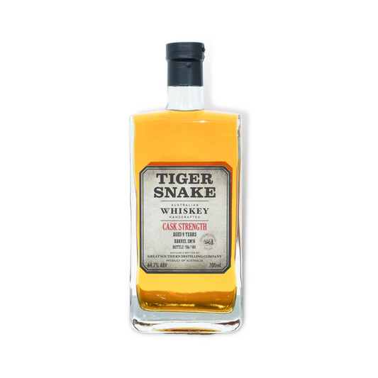 Australian Whisky - Tiger Snake 9 Year Old Cask Strength Australian Whiskey 700ml (ABV 64.7%)