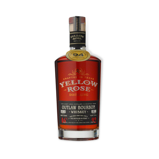 American Whiskey - Yellow Rose Outlaw Bourbon Whiskey 700ml (ABV 46%)