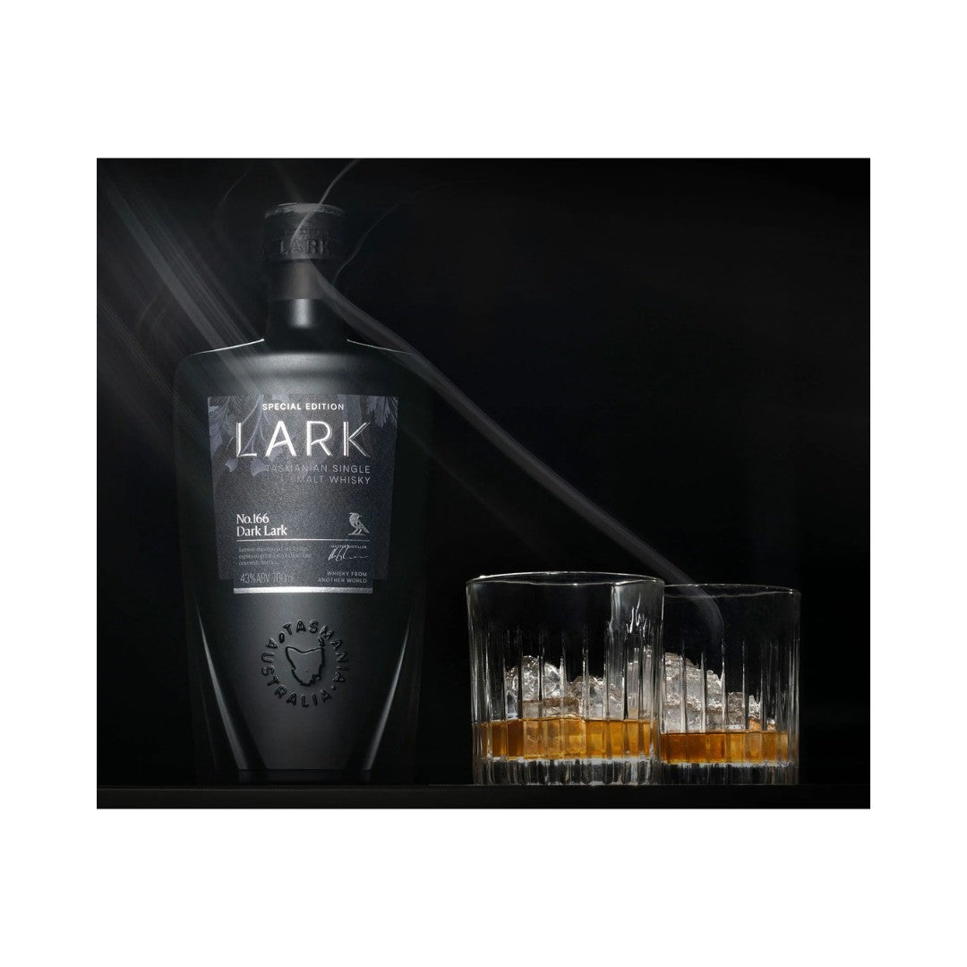 Australian Whisky -Dark Lark No.166 Tasmanian Single Malt Whisky 700ml (ABV 43%) 