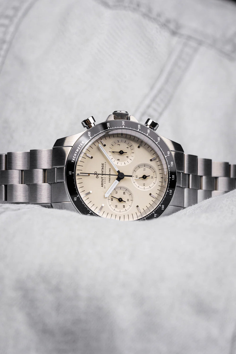 1960 Racing Chronograph Steel / Off White