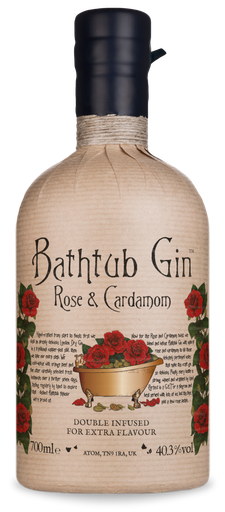 Scottish Gin - Ableforths Bathtub Gin - Rose & Cardamom 700ml (ABV 40%)
