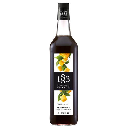 Glassware - 1883 Maison Routin Iced Tea Mango Syrup 1000ml Glass