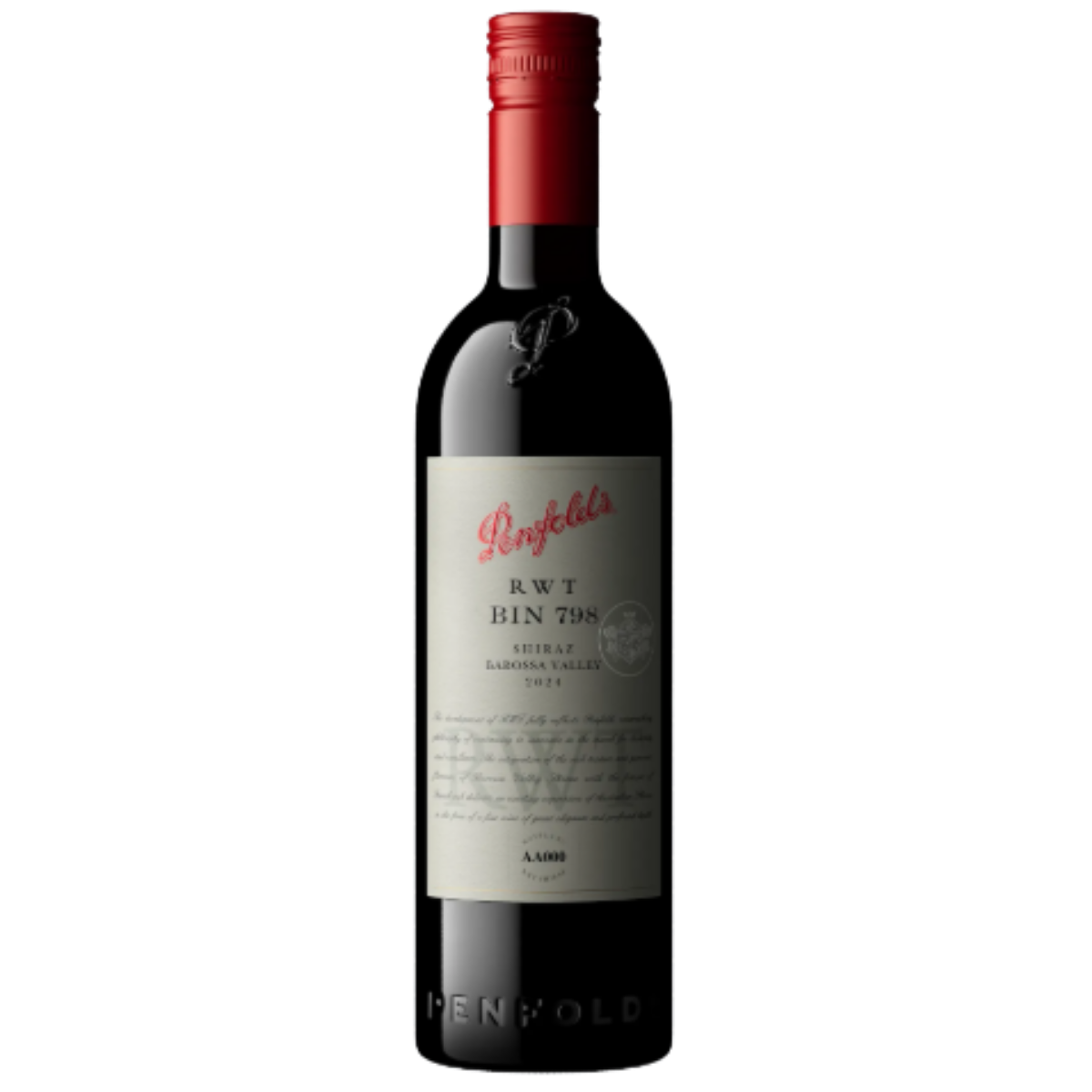 Red Wine - Penfolds Bin 798 RWT Shiraz 2024 750ml (ABV 14.5%)