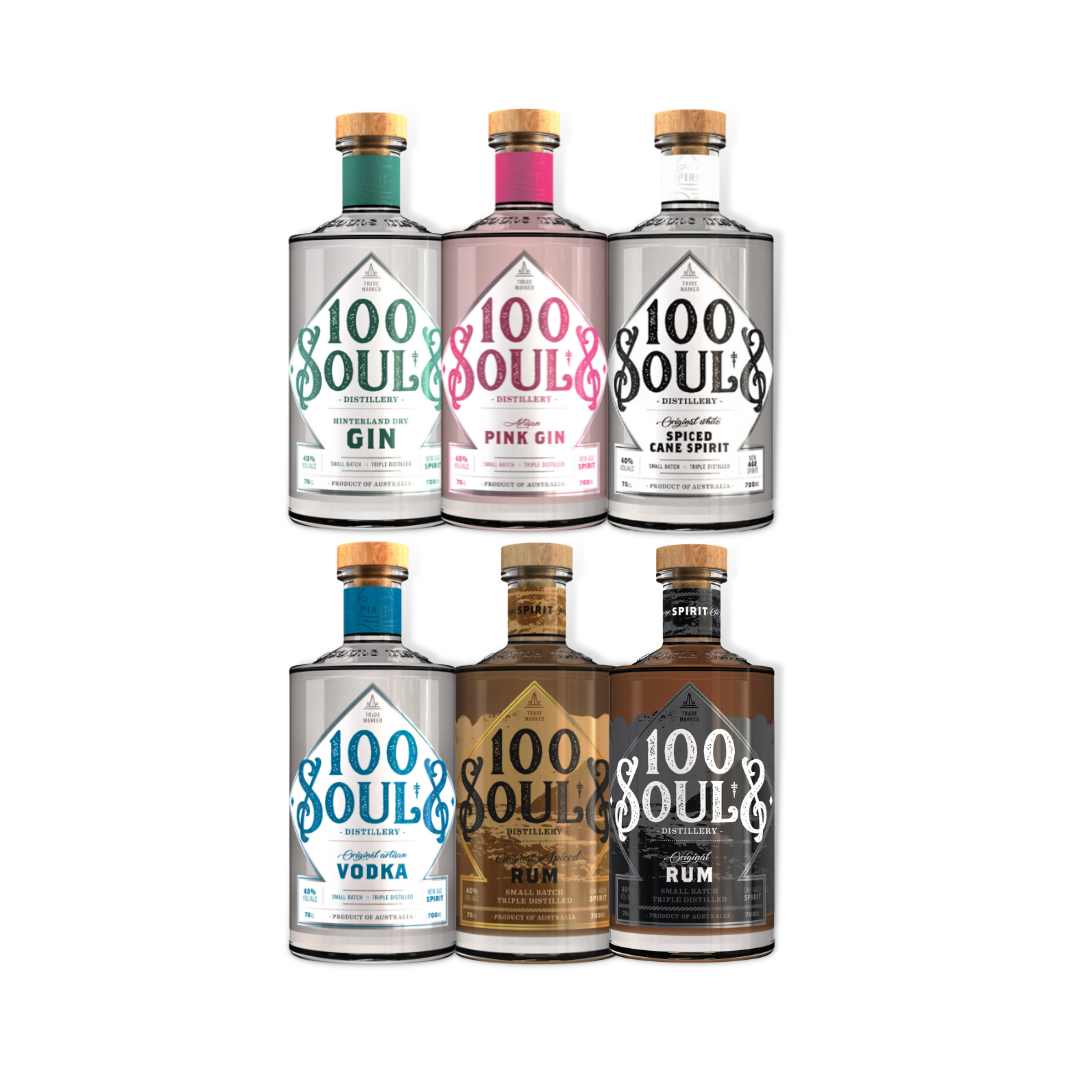 White Rum - 100 Souls White Rum 700ml (ABV 40%)