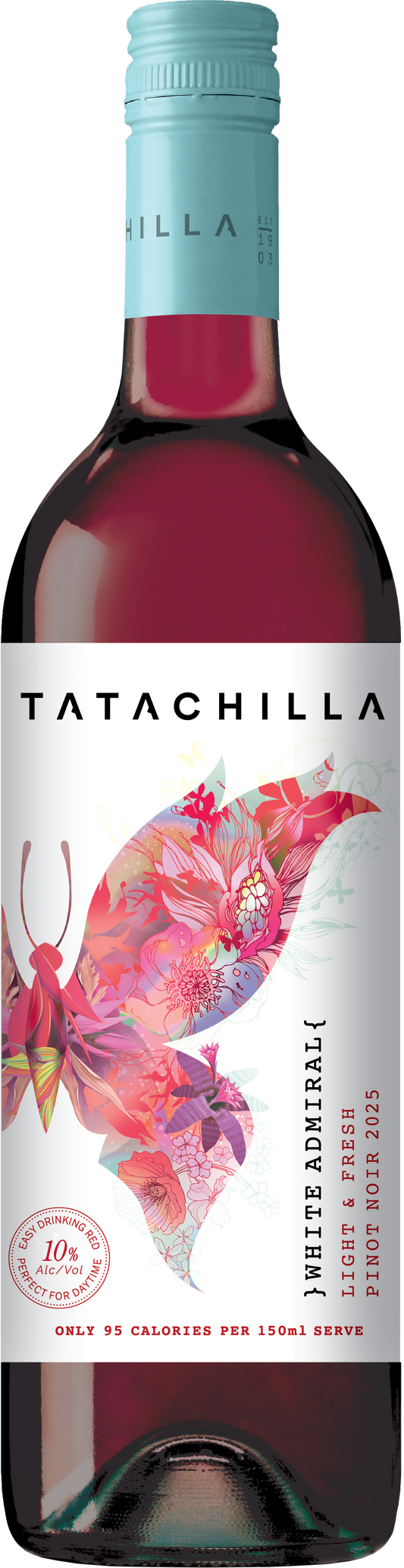 Red Wine - Tatachilla White Admiral Pinot Noir 6 x 750ml (ABV 12%)