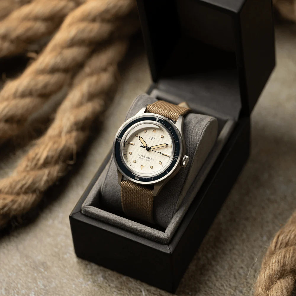 1956 MARINE Steel / Navy & Off White