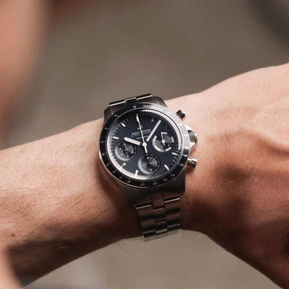 1960 Racing Chronograph Steel / Midnight Blue