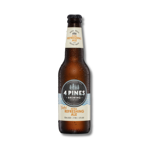 Pale Ale - 4 Pines Extra Refreshing Ale 330ml Case of 24 (ABV: 4.1%)