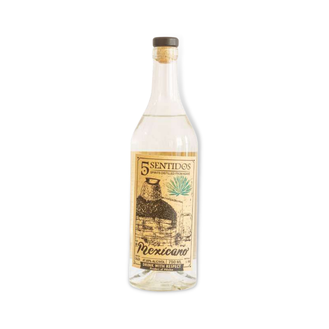 Mezcal - 5 Sentidos Clay Pot Mexicano 750ml (ABV 48%)