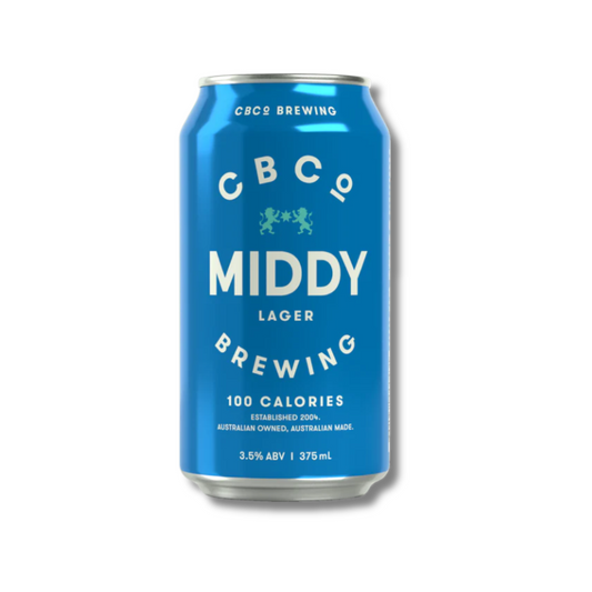 Lager - CBCo Middy Lager 375ml Case of 24 (ABV: 3.5%)