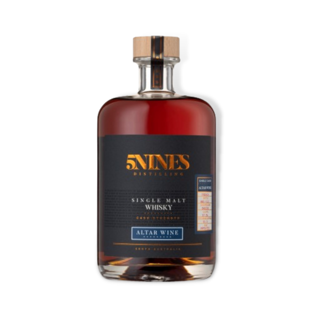 Australian Whisky - 5Nines Altar Wine Cask Strength Single Malt Whisky 700ml (ABV 64%)