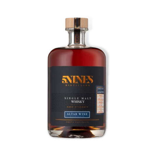 Australian Whisky - 5Nines Altar Wine Cask Strength Single Malt Whisky 700ml (ABV 64%)