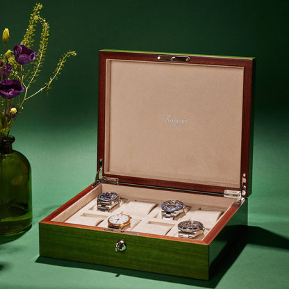 Heritage Chroma Eight Watch Box - Green