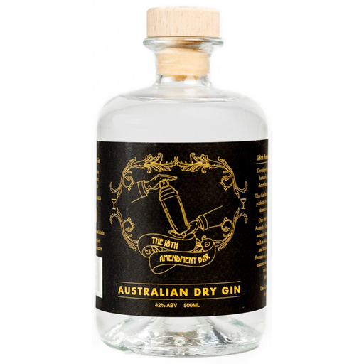 Gin - 18th Amendment Australian Dry Gin 500ml (ABV 42%)