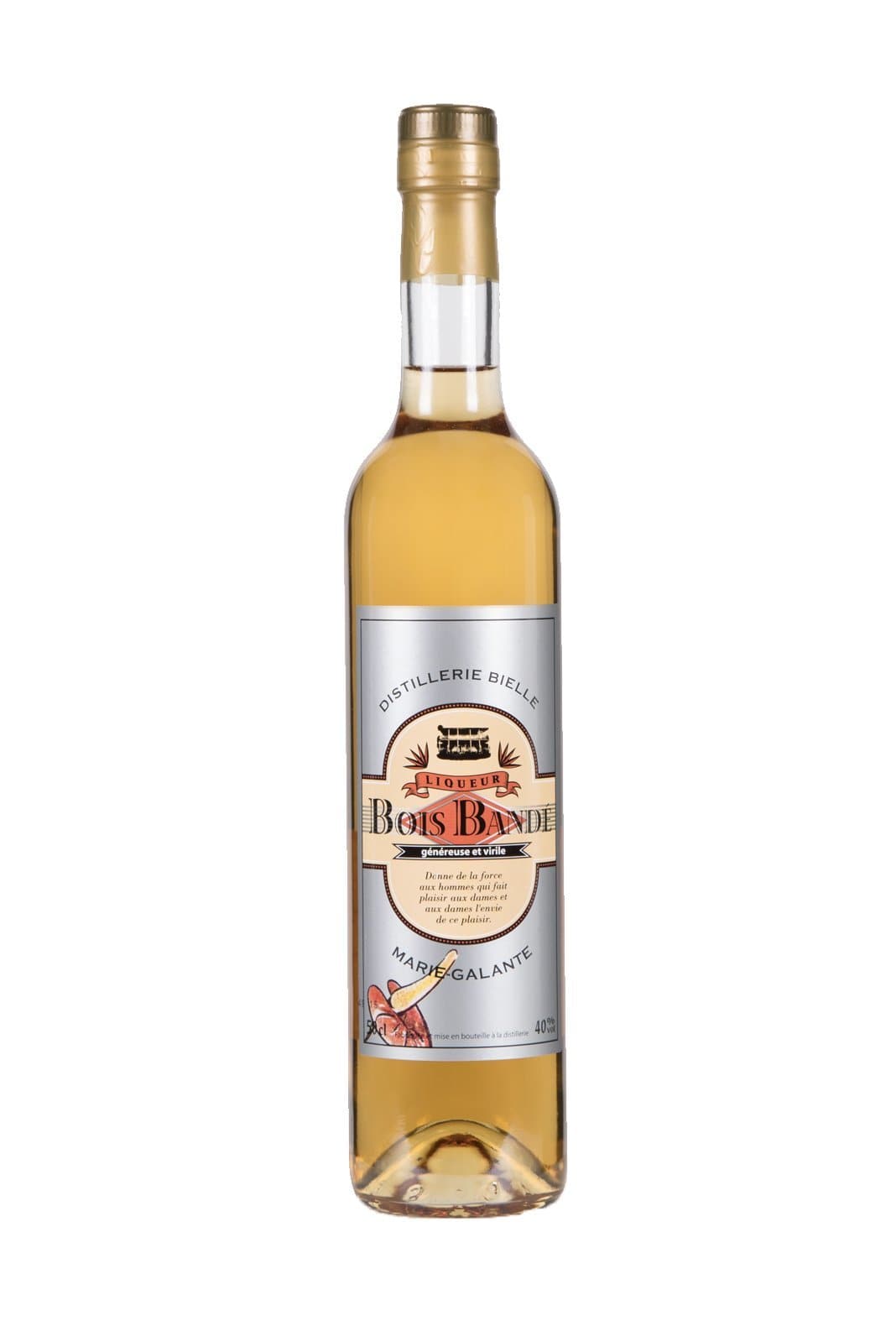 Rum - Bielle Liqueur de Rhum 'Bois Bande' (Agricole rum liqueur) 500ml (ABV 40%)