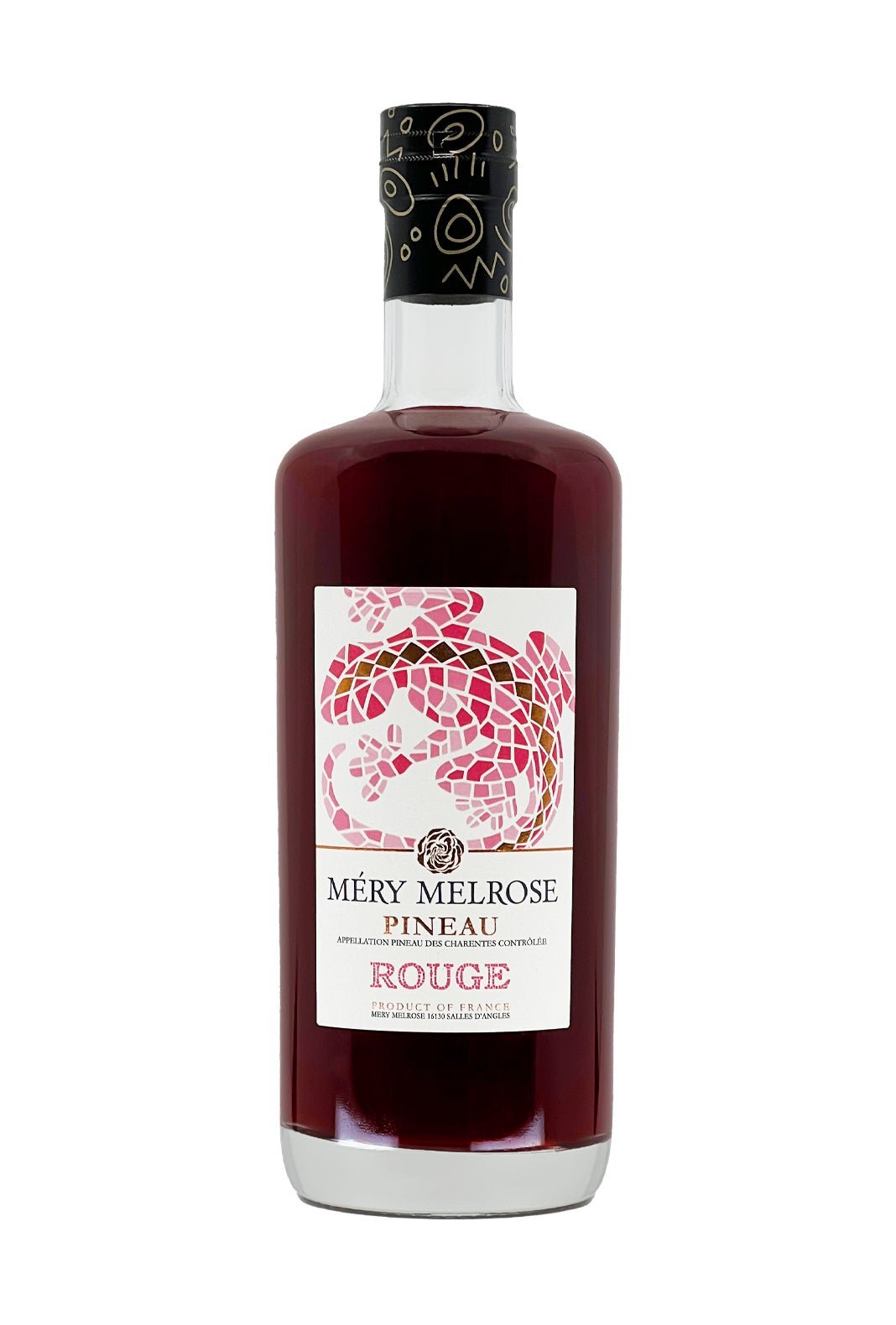 Spirits - Mery Melrose Pineau des Charentes Rouge (Red) Organic 750ml (ABV 16.5%)