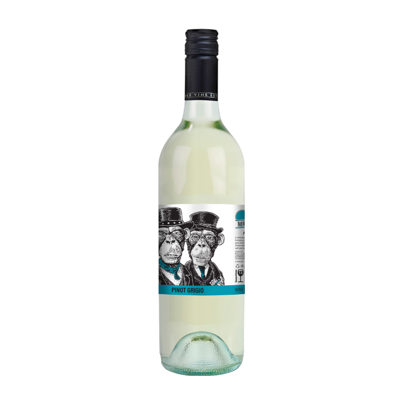White Wine - 2 Monkeys Pinot Grigio 750ml (ABV 12%)