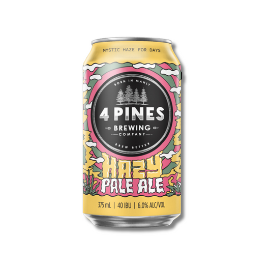 Pale Ale - 4 Pines Hazy Pale Ale 375ml Case of 24 (ABV: 6%)