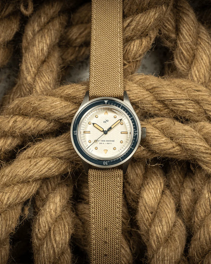 1956 MARINE Steel / Navy & Off White