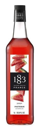 Syrup - 1883 Watermelon Syrup Glass 1lt