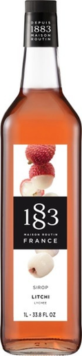 Syrup - 1883 Lychee Syrup Glass 1Lt