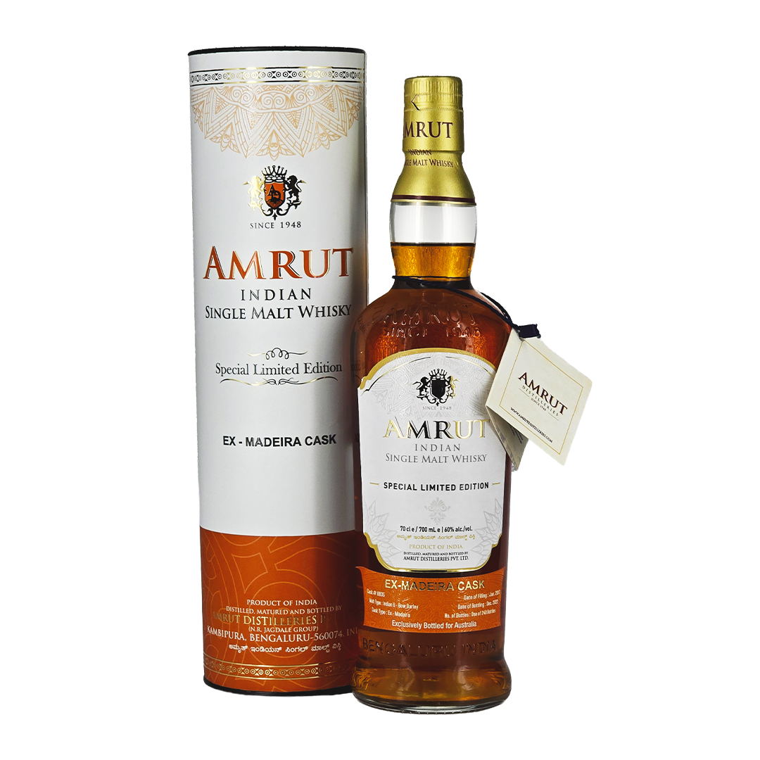 Whisky - Amrut Single Cask Madeira Cask#8835 Single Malt Whisky 700ml (ABV 60%)