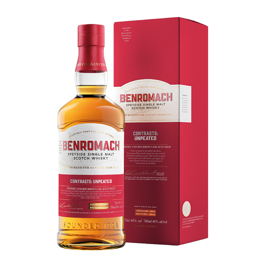 Whisky - Benromach Contrasts: Unpeated 700ml (ABV 46%)