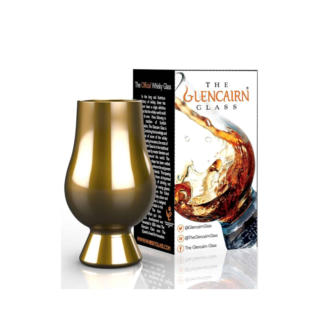 Glassware - Glencairn, Original GOLD Whisky Glass with Gift Carton