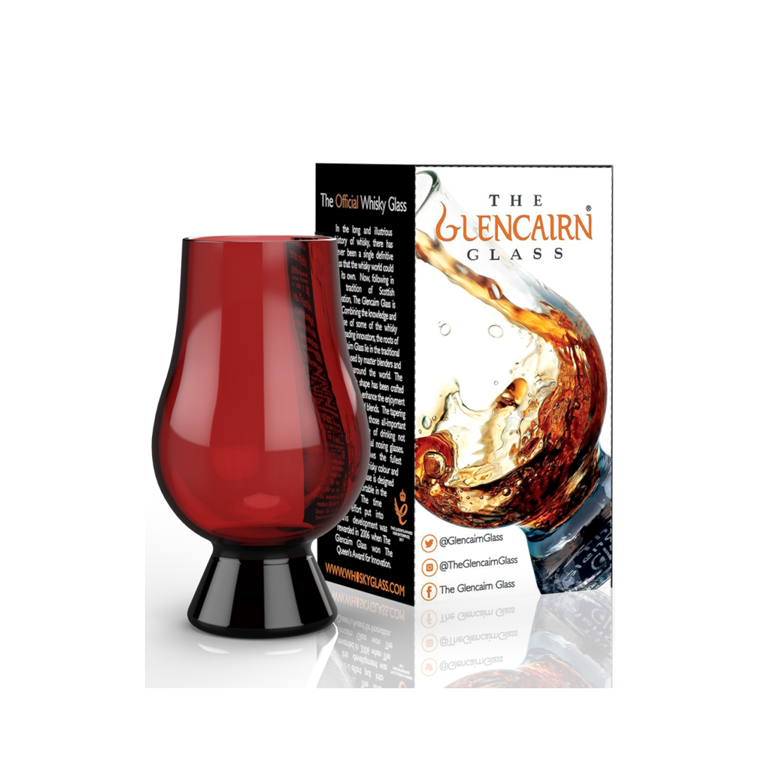 Glassware - Glencairn, Original RED Whisky Glass with Carton