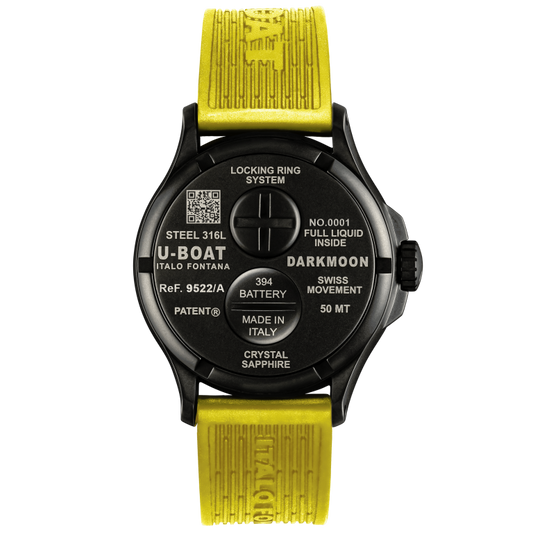 DARKMOON 44MM BK YELLOW PVD