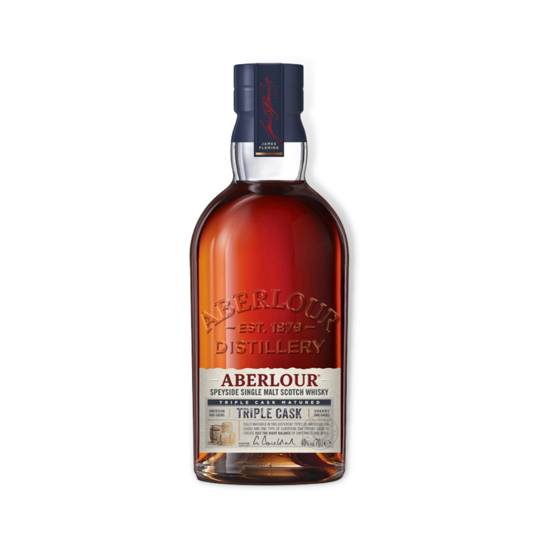 Scotch Whisky - Aberlour Triple Cask Single Malt Scotch Whisky 700ml (ABV 40%)