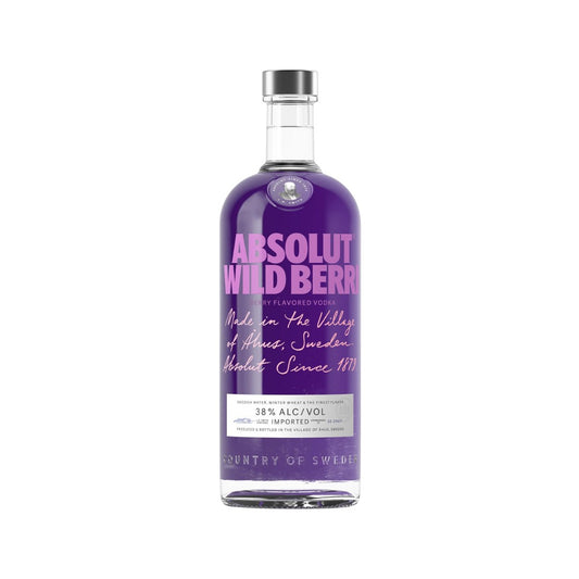 Swedish Vodka -Absolut Wild Berri Vodka 700ml (ABV 38%)