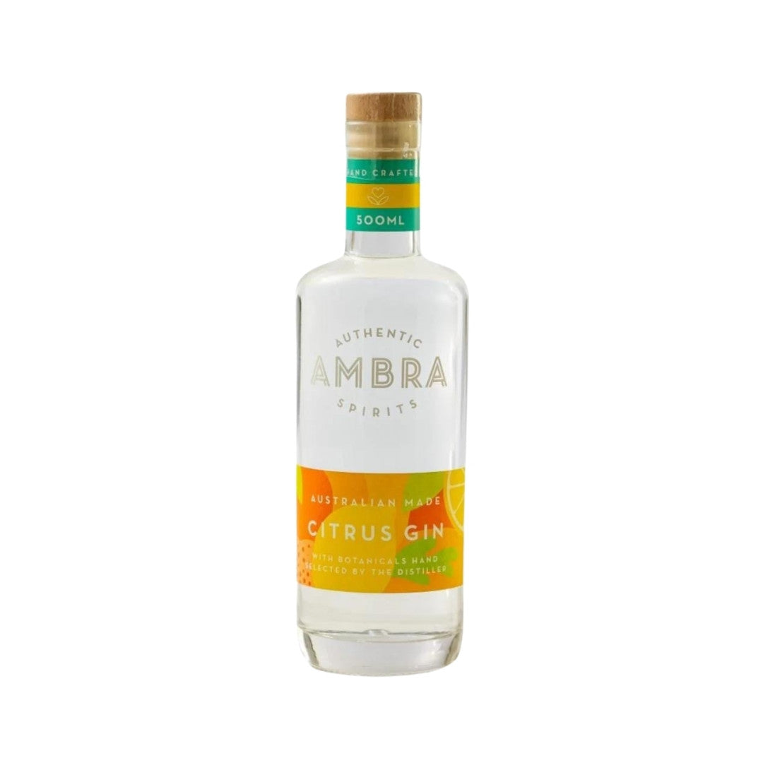 Australian Gin - Ambra Citrus Gin 500ml (ABV 43%)