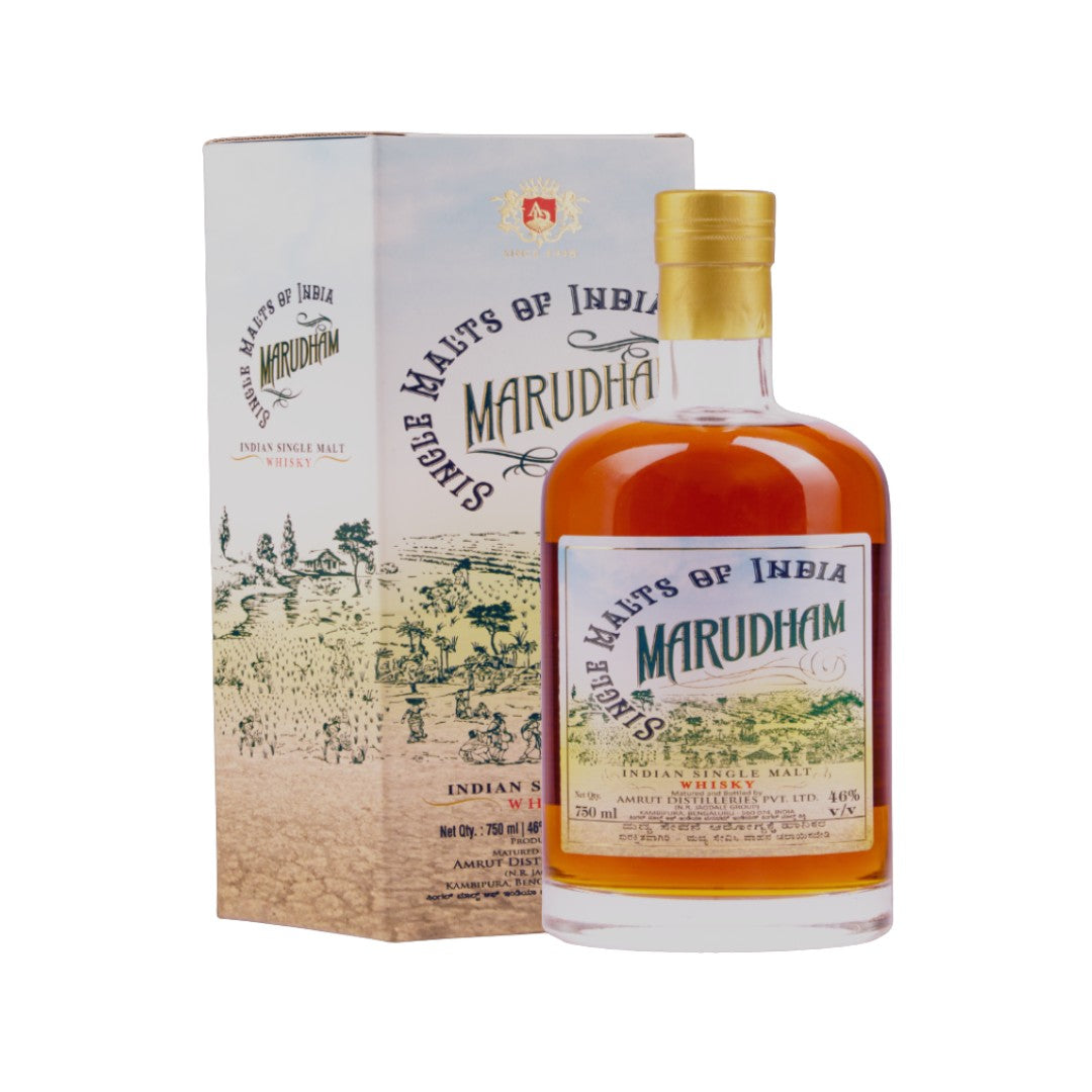 Indian Whisky - Amrut Marudham Indian Single Malt Whisky 700ml (ABV 46%)