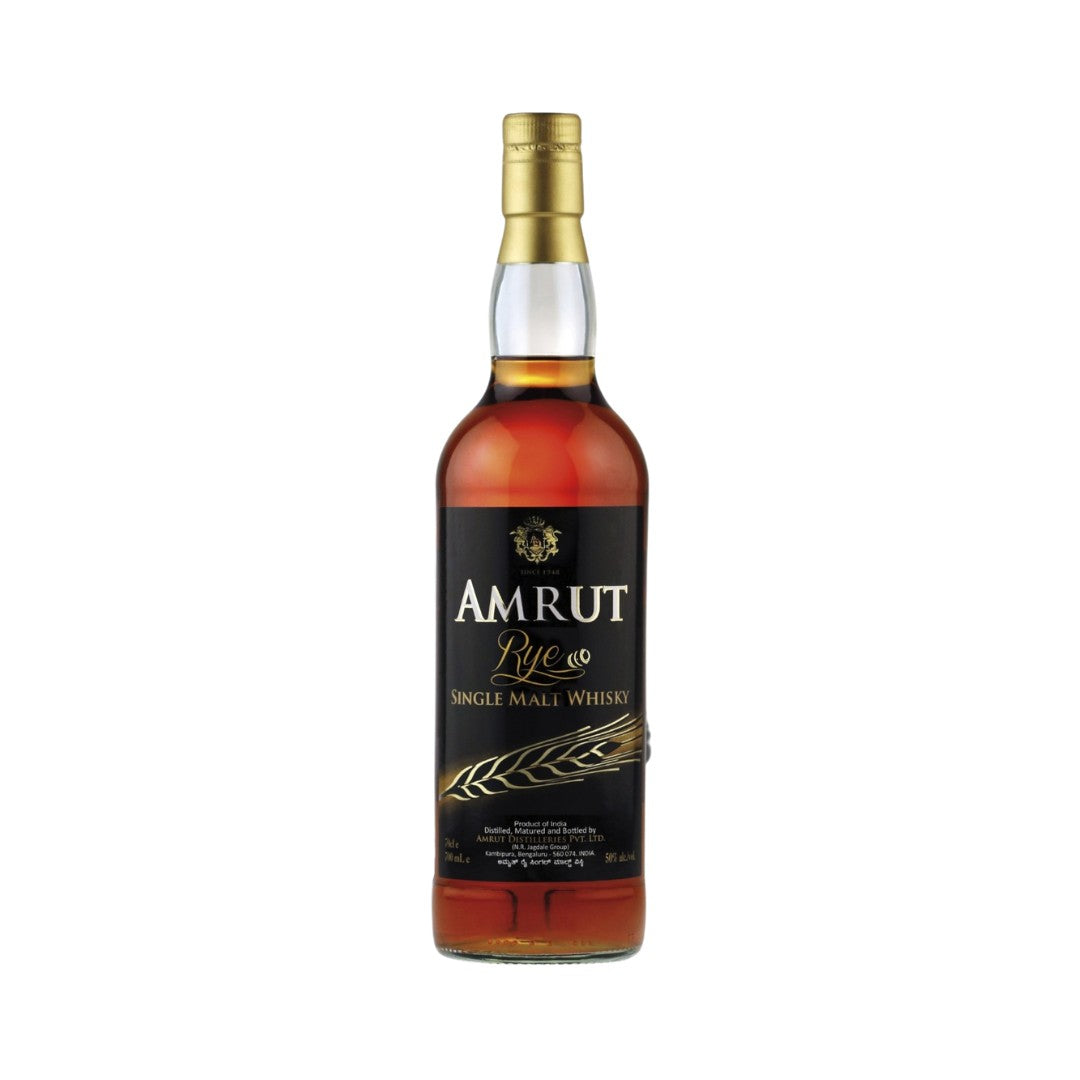 Indian Whisky - Amrut Rye Single Malt Whisky 700ml (ABV 50%)