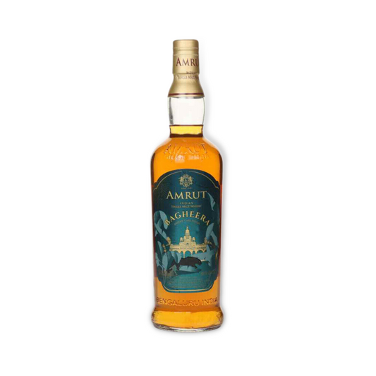Indian Whisky - Amrut bagheera Sherry Cask Indian Single Malt Whisky Gift Set 700ml (ABV 46%)