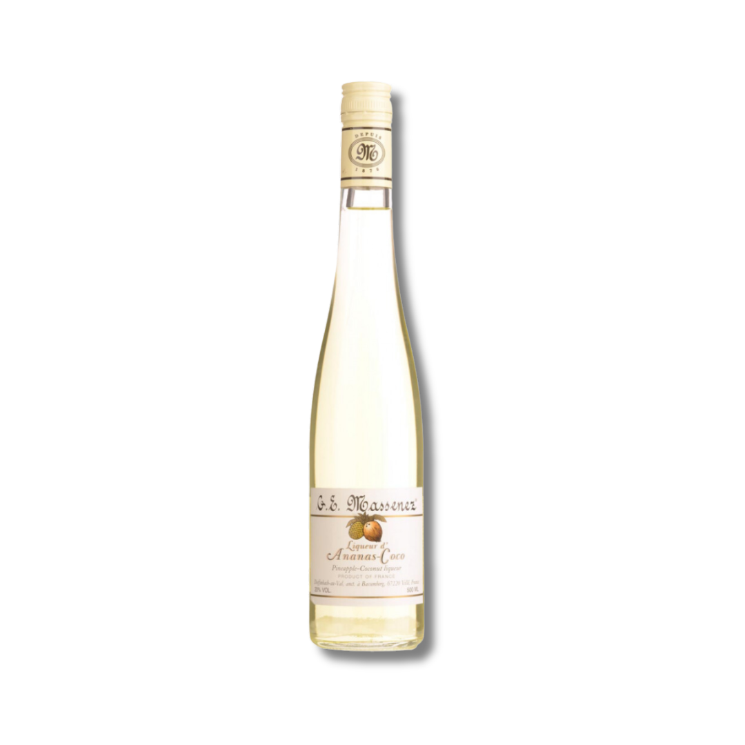 Coconut Liqueur - Massenez Pineapple Coconut Liqueur Ananas Coco 500ml / 700ml / 5ltr (ABV 20%)