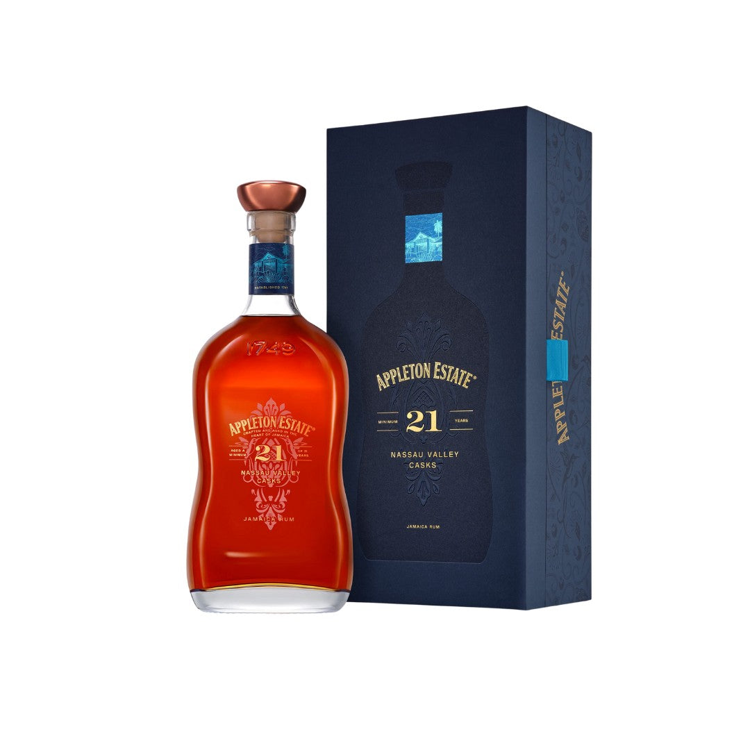 Dark Rum - Appleton Estate 21 Year Old Jamaica Rum 750ml (ABV 43%)