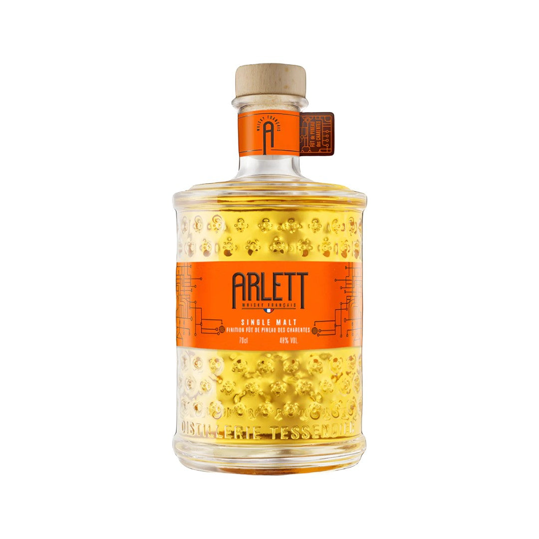 French Whisky - Arlett Pineau des Charentes Finish Single Malt Whisky 700ml (ABV 48%)