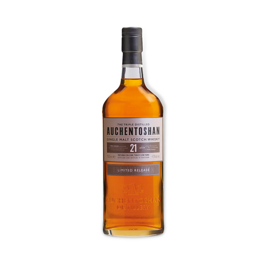 Scotch Whisky - Auchentoshan 21 Year Old Single Malt Scotch Whisky 700ml (ABV 43%)