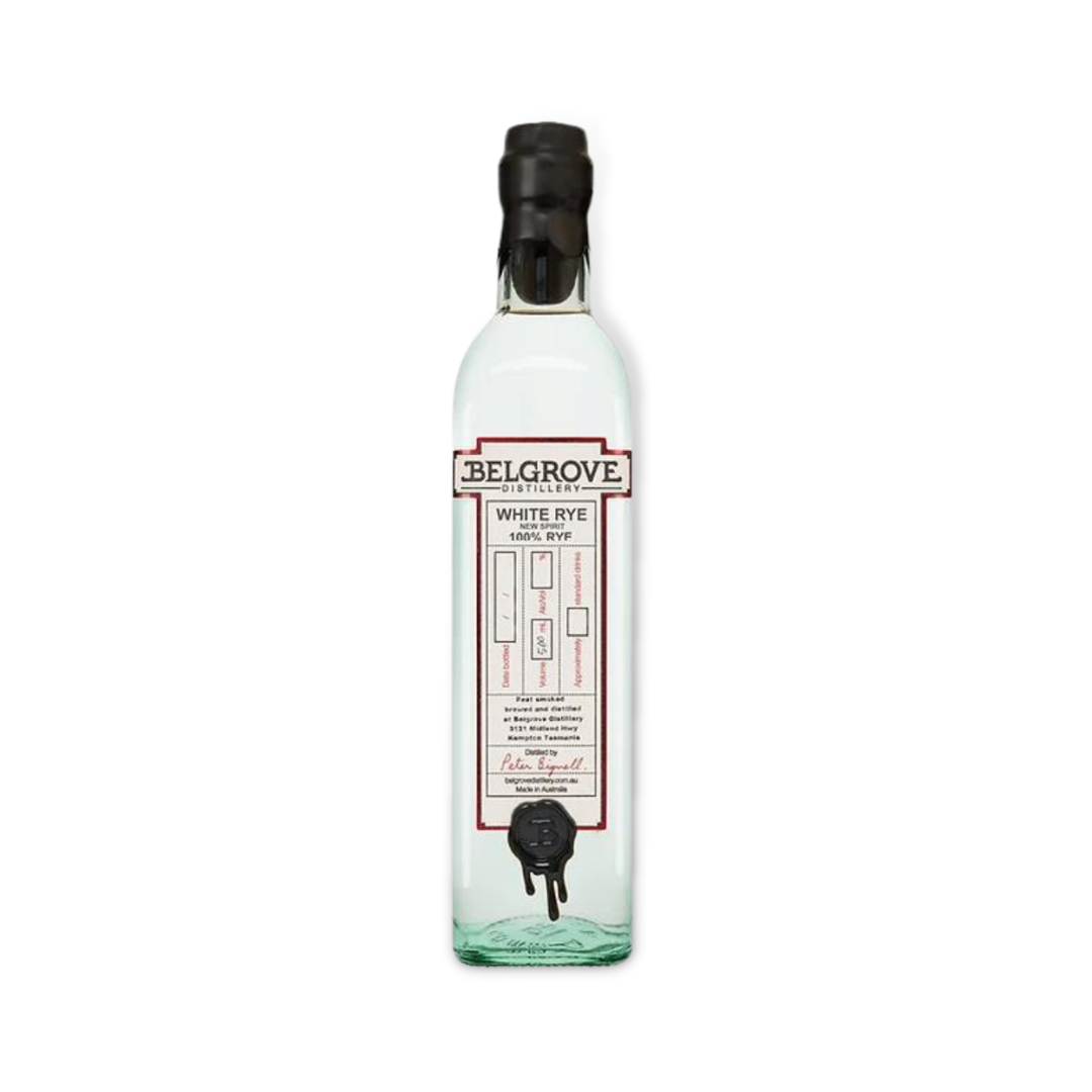 Australian Whisky - Belgrove White Rye Spirit 500ml (ABV 40%)