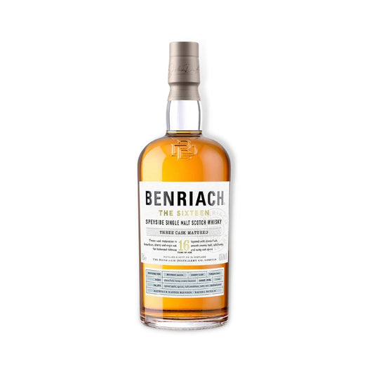 Scotch Whisky - Benriach 16YO Single Malt Scotch Whisky 700ml (ABV 43%)