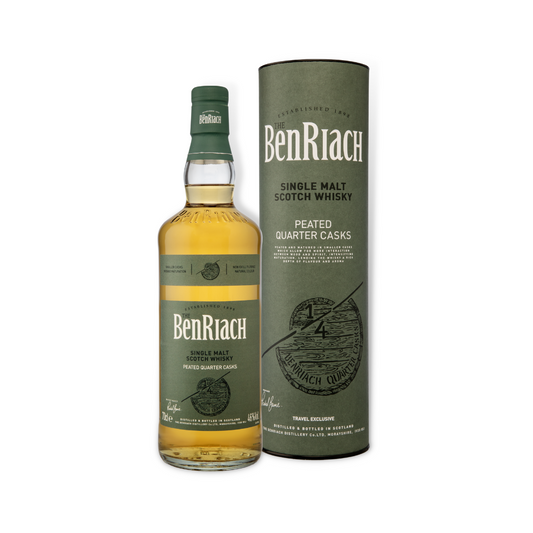 Scotch Whisky - Benriach Peated Quarter Casks Single Malt Scotch Whisky 700ml (ABV 46%)